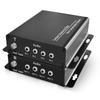 Yeren Broadcast Grade 4-Channel Unidirectional Audio Fiber Optic Extender