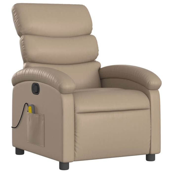VidaXL Reclining Massage Armchair, Relaxation Chair with Backrest, Seat with Footrest, Living Room TV Armchair, 371726