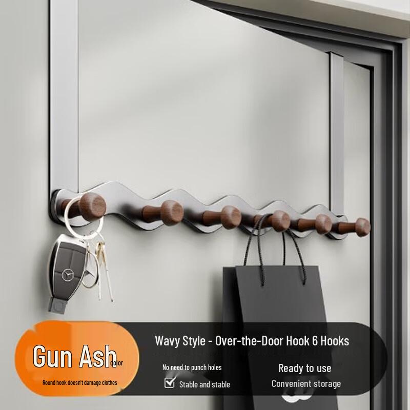 YIXI Over-the-Door 6-Hook Hanger