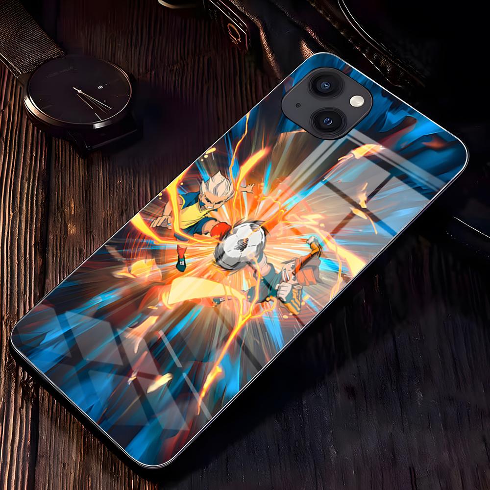 Anime I-InazumaS Phone Case For IPhone 17 Pro Max 16 15 14 Pro Max 13 11 X Xs Xr 8 7Plus Glass Cover