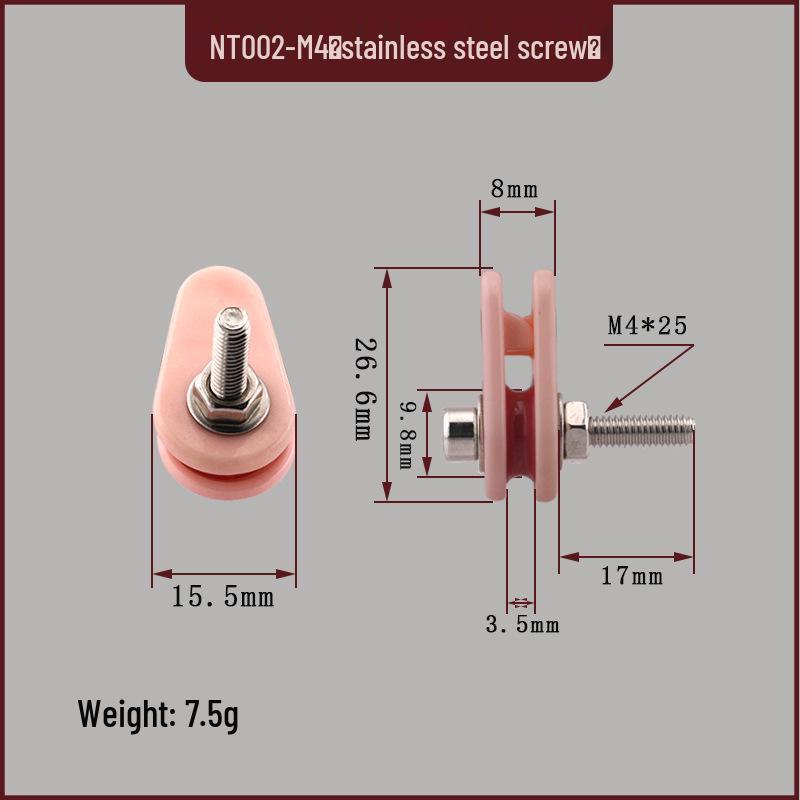 Anti-Jump Guide Wheel for Textile Machinery: Let-Off Wheel & Ceramic Wire Clamp for Enameled Wire