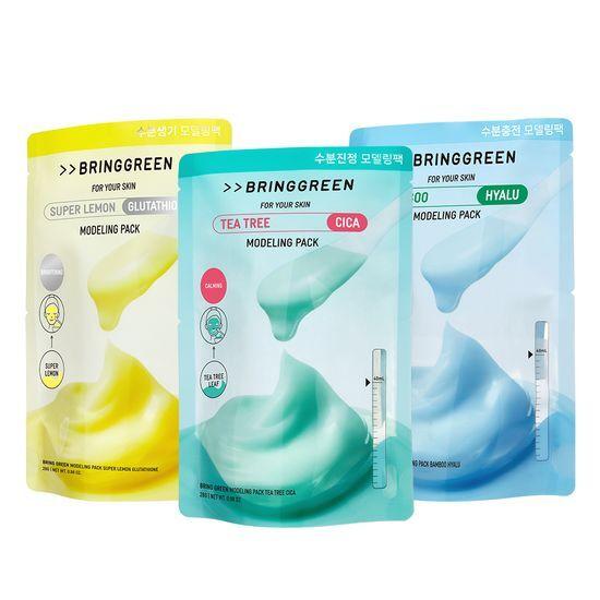 Bring Green Modeling Pack Tea Tree Cica/Bamboo Hyaluronic Acid/Super Lemon Glutathione 28g