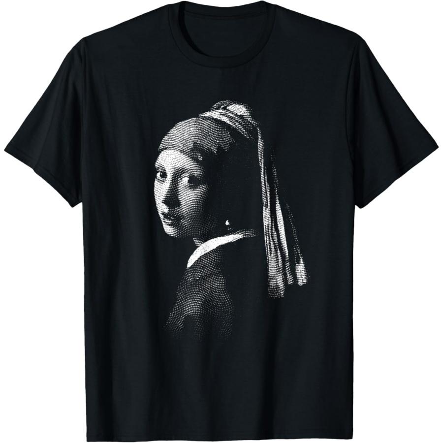 Girl with a Pearl Earring Vermeer Art Teacher present T-Shirt XXXXXL чёрный