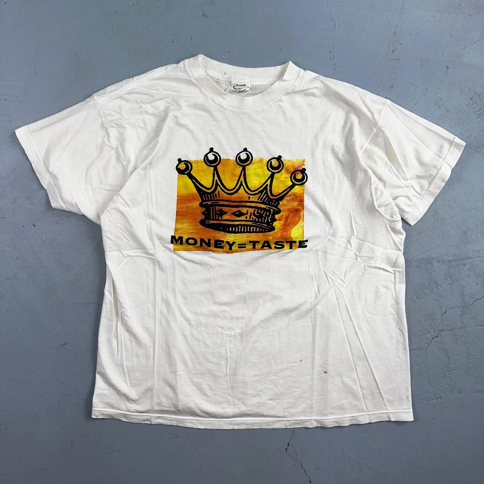 Money Taste 80s Single Stitch Graphic VTG T Shirt Crown Cool Biggie Rap Music 4XL