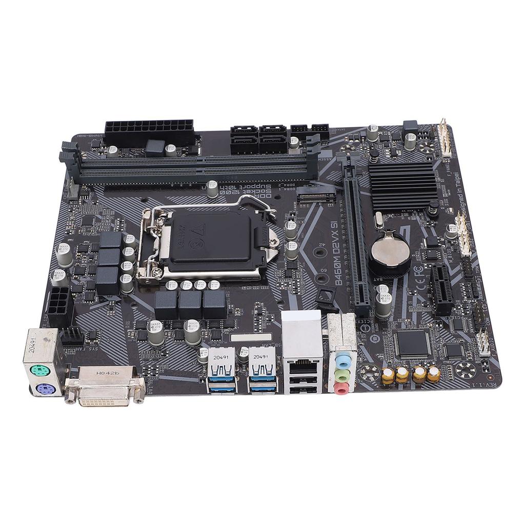 B460M D2VX SI Desktop-PC-Motherboard 2 X DDR4 DIMM-Slot Unterstützung LGA 1200 M.2-Schnittstelle PCI E 3.0 M ATX-Motherboard für