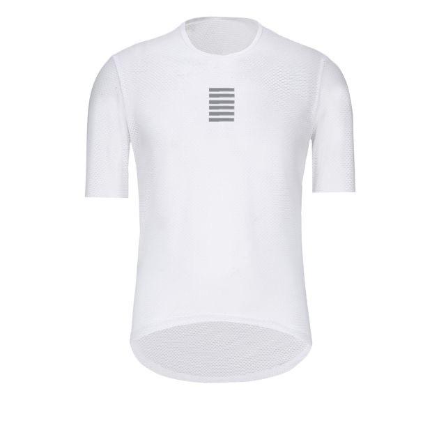 Breathable Quick-Dry Mesh Cycling Base Layer - Long Sleeve, Sweat-Wicking, Elastic, Tight-Fit XL