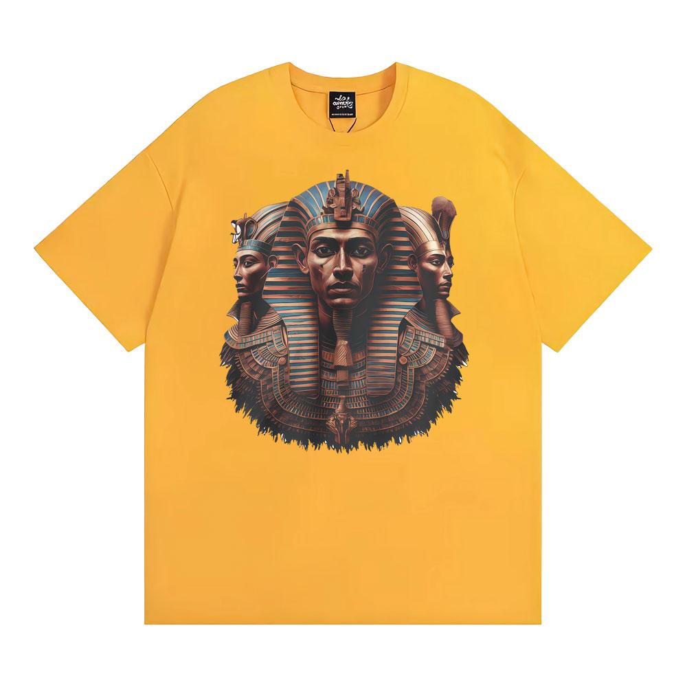 Egyptian Pharaoh Graphic Ancient Egypt Art Meme Tee Shirt Men Women Harajuku Vintage Fashion Humor Tshirts Short Sleeve T Shirt