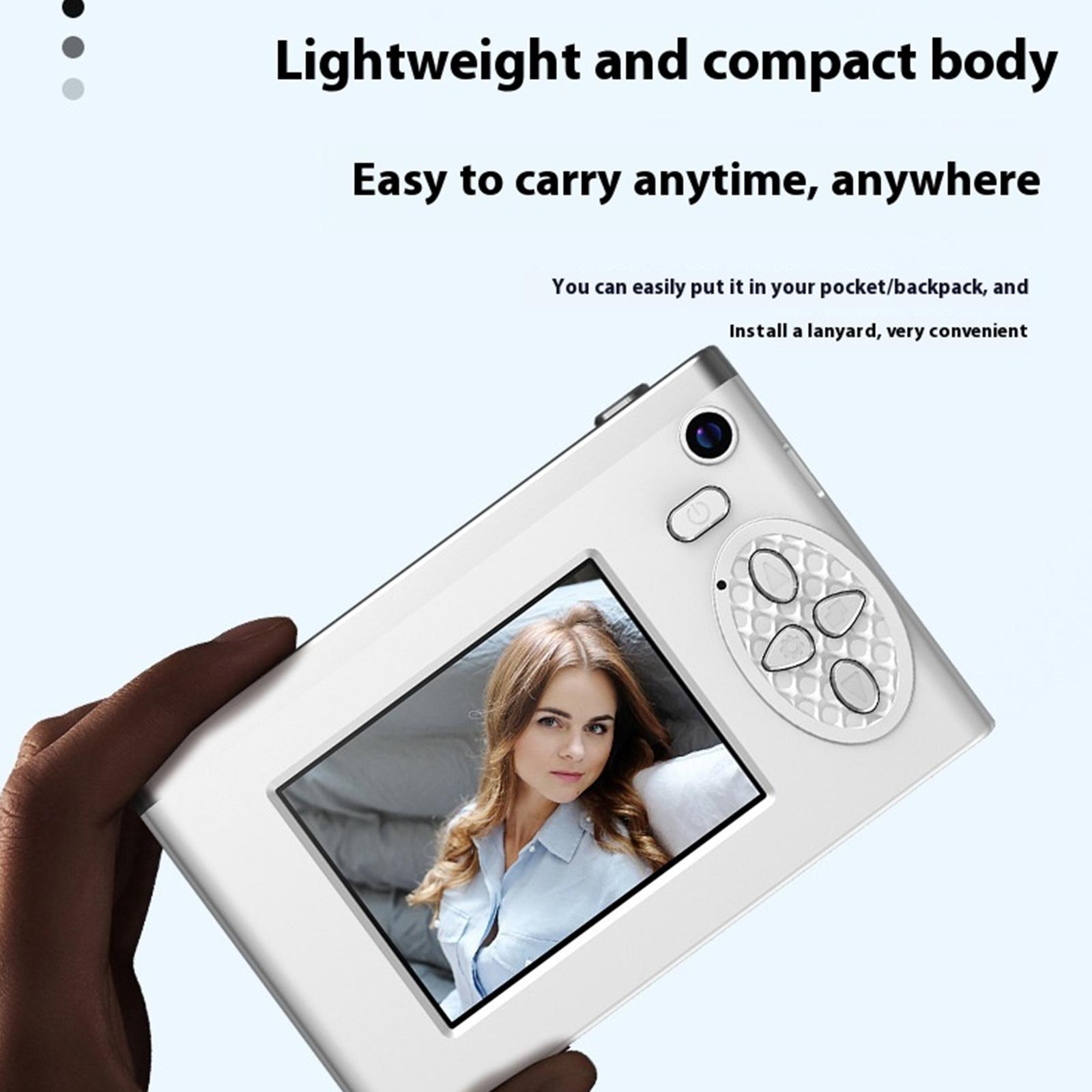 

6400W Pixels Digital Camera with 4K Video Recording and Lightweight Body for Everyday Use Multiple Scene срібний