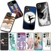 For Samsung Galaxy A25 A37 A57 A12 A14 A50 A51 A70 A71 A72 A21S A04 M15 Note 20 9 8 10 Case Dance Girl Ballerina Ballet Dancing
