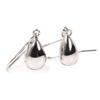 Platinum Drop Dangle Pear Pt900 Earrings, Shape, Women's,