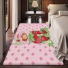 S-strawberry-shortcakeS Room Mats Anti-slip Absorb Water Long Strip Cushion Bedroon Mat Household Carpets