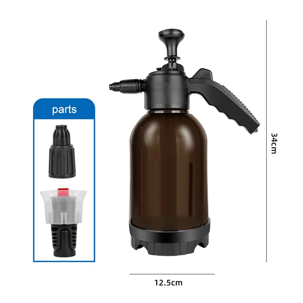 2L Foam Sprayer Car Wash Hand-held Foam Watering Can Air Pressure Sprayer Plastic Disinfection Water Bottle Car Cleaning Tools