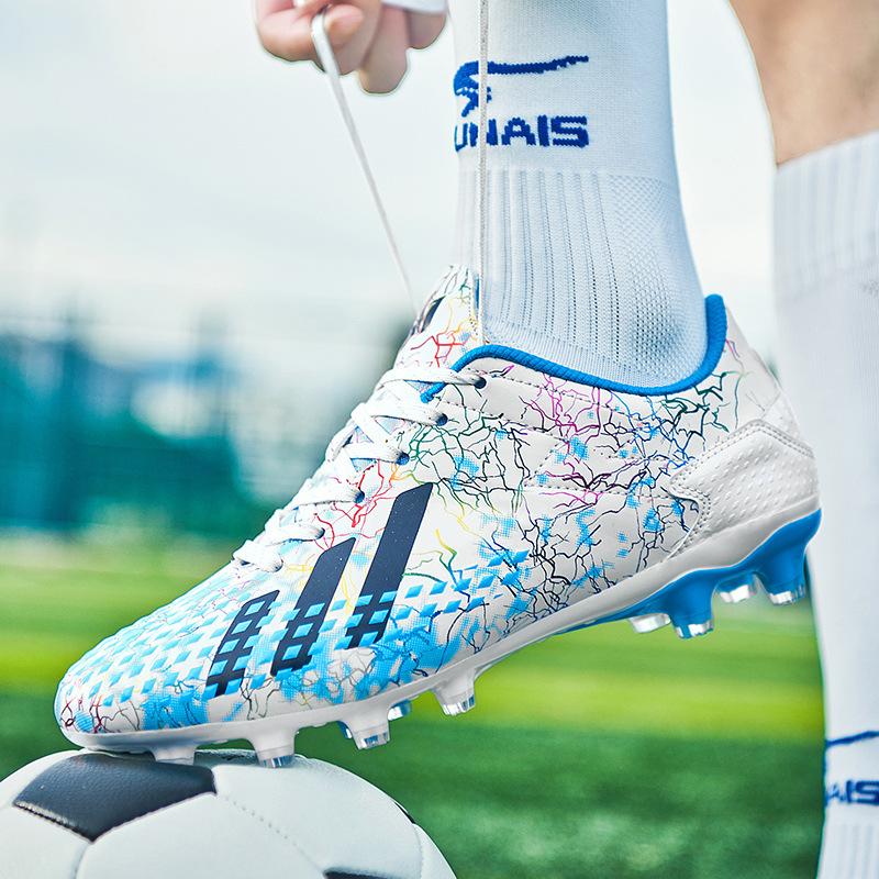 

Футбольные бутсы Jinjiang для мальчиков, взрослых, студентов, детей, длинные ногти, AG, сломанные ногти, спортивная тренировочная обувь для женщин 35