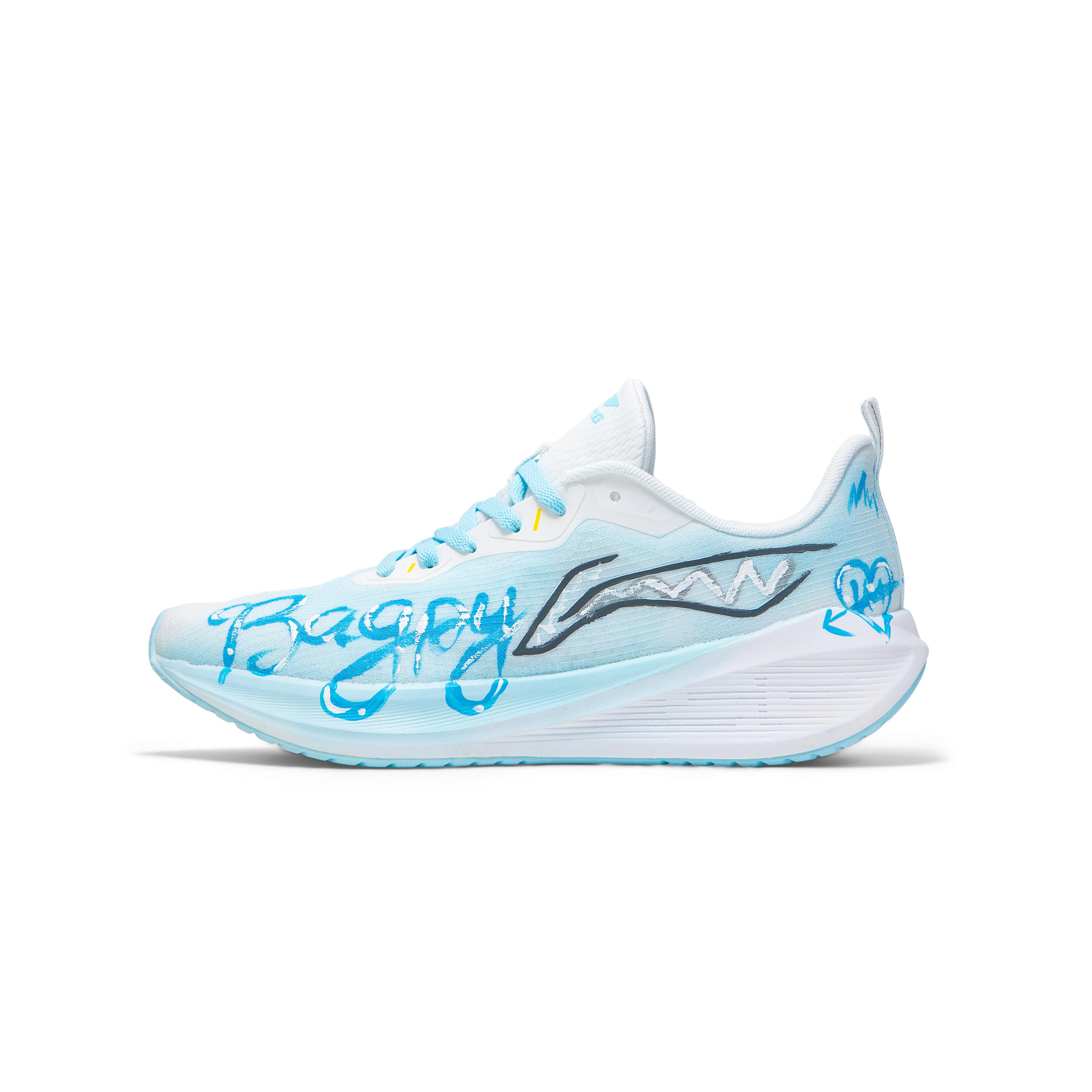 Li Ning Wuyue Нескользящие, износостойкие, дышащие низкие кроссовки для бега мужские синие ARST003-1(Команда1326-) 43