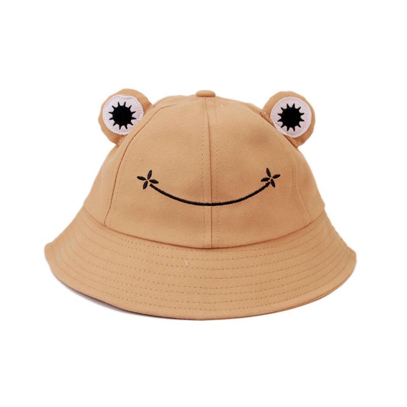 2020 Spring/Summer Parent-Child Frog Bucket Hat - Korean & Japanese Style Women's Sun Hat