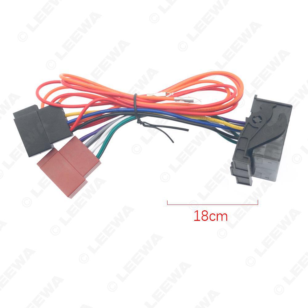 Adaptérový kabel pro modifikaci audio systému ISO do auta pro modely Mercedes-Benz 2004+ a Opel 2003+.