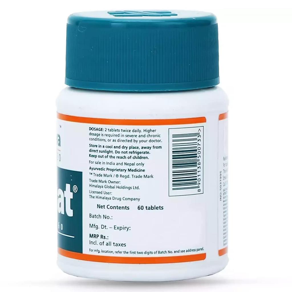 Himalaya Mentat Tablets For Mental Energy And Focus Support, Stress Relief, 60 Tablets, Herbal Supplement Pack