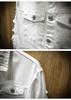 Bormran Denim Denim Distressed Long Plus To Japanese Men's Jacket, Blouson, Coat, Jacket, Denim, Turn-down Collar, Outerwear, Spring/Autumn, Sleeve,