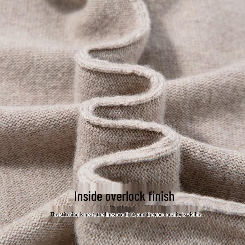 Hodo Men's Cashmere Blend Round Neck Sweater