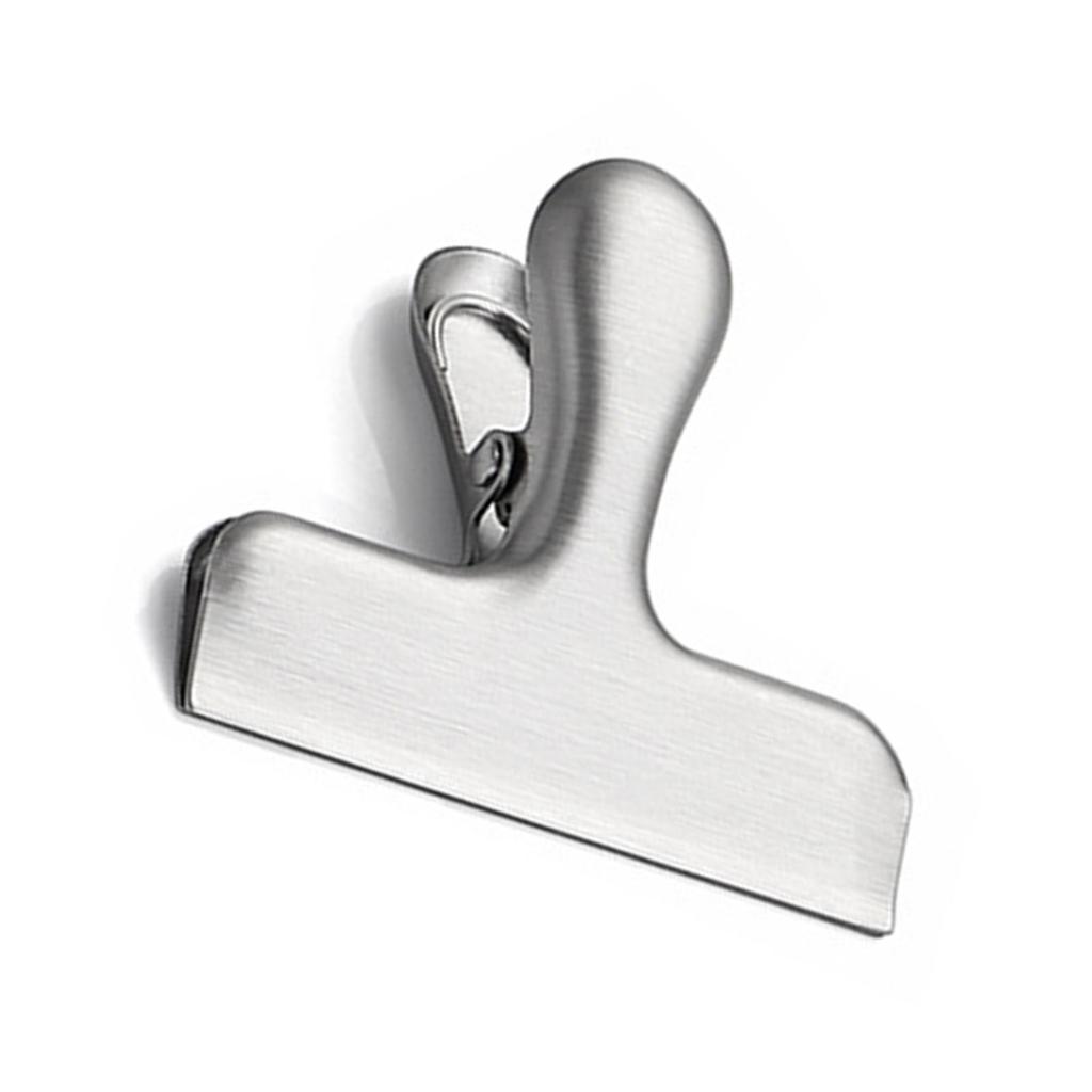 Wide Mouth Spring Clamp Stainless Steel Paper File Receipt Clip for Home School Office