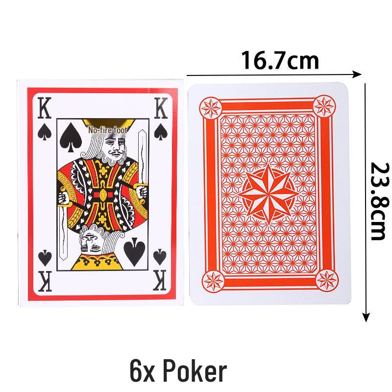 Playing Big Extra Large Super Size Playing Cards - 4x9 Times Larger