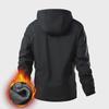 Trendy Men's and Couples' Hooded Cotton Jacket - Warm, Velvet-Lined, Thickened for Autumn & Winter