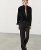 Masimodutti 100% Linen Kick Bell-Bottom Pants
