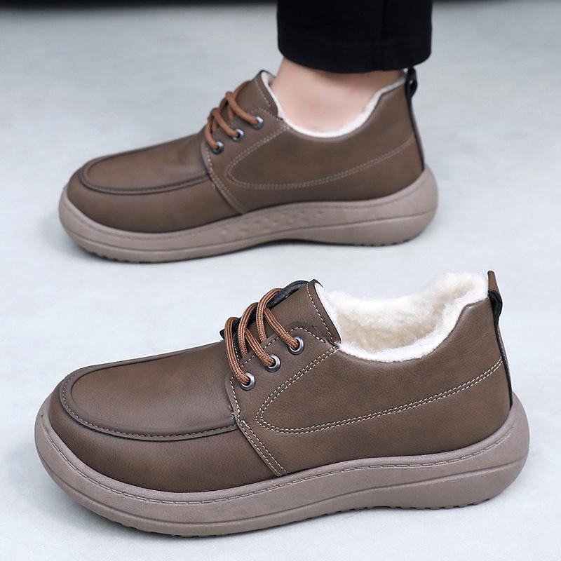 Fleece Warm Snow Boots, Casual and Comfortable Anti-slip Shoes