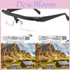 Lens Dial Adjustable Glasses Clear Vision Reading Distance Vision Eyeglasses For Men And Women