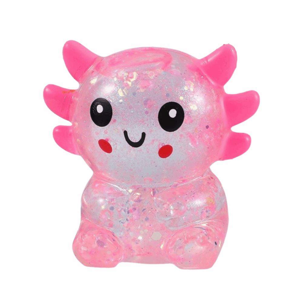 Fun Squeeze Salamander Squishy Toys Elasticity Stretchy Axolotl Squeeze Toy Fidget