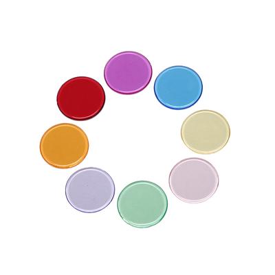 100 st 19 mm Pokerchips Räkna Bingochips Bingospelkort Plast för Spel