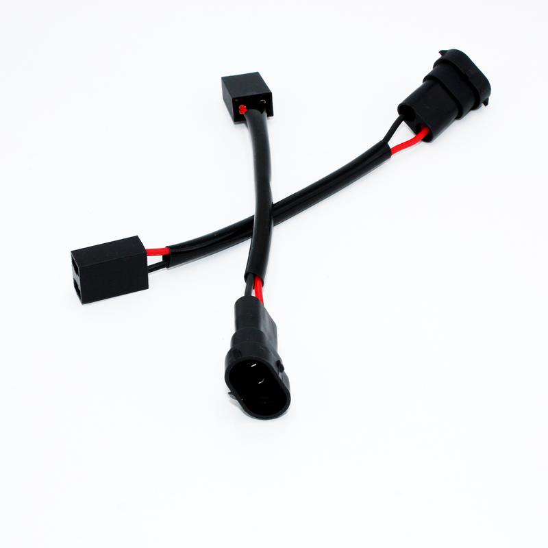 2pcs H11 H8Male Bulb Socket To H7 Female Headlight Connector Adapter Wiring Harness Socket Headlights Fog Lights Socket