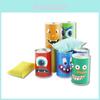 Iron Kids Bean Bag Toss Game Set With 10 Cans And 3 Sandbags For Parent Child Play