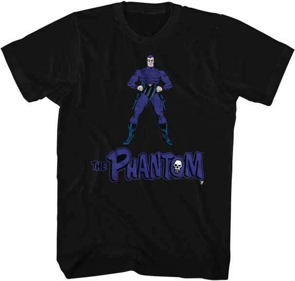 The Phantom Standing Logo 1936 American Adventure Comic Series Men s T Shirt M