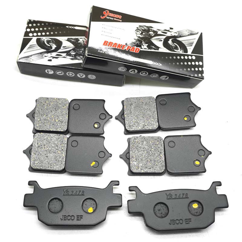 For BENELLI Leoncino 500 2017 2018   TRK 502 2017 TRK 502 X   2024 Motorcycle Front Rear Brake Pads Kits Set