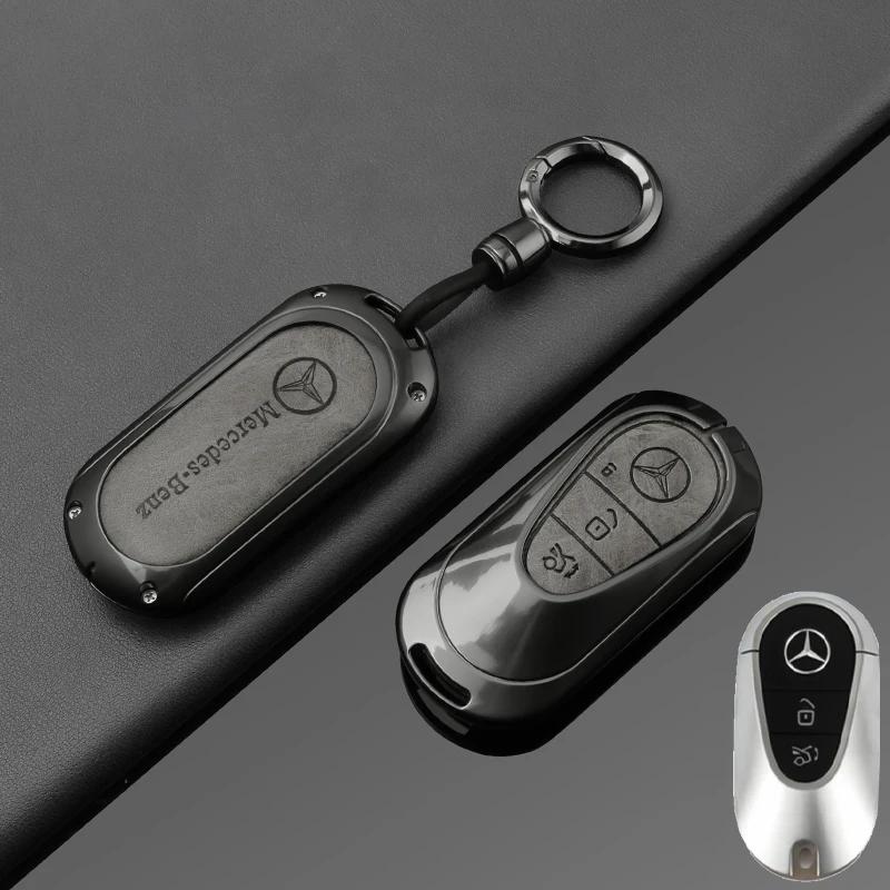 2025 Nuova Custodia Smart Key per Auto Copertura Guscio Portachiavi Protezione Fob per Mercedes Benz 2022 Classe C S W206 W223 S350 C260 C300 S400 S4