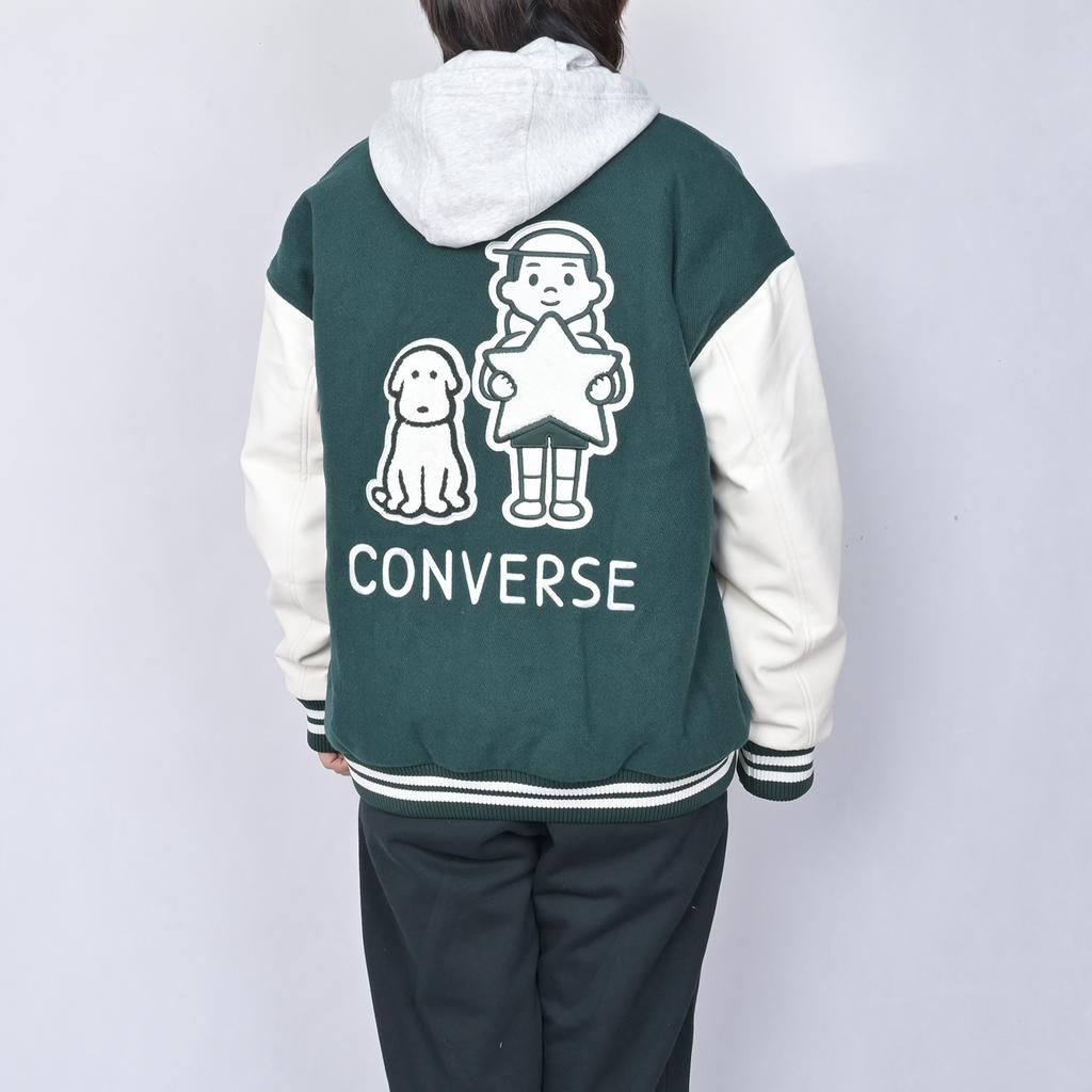 New Converse Puffer Jackets Unisex Green UCJ102-EIE