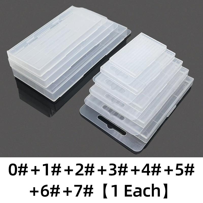 Twist Drill Empty Box Storage Boxes Plastic Toolbox Tools Accessories Woodworking Drill Bits 5/10 Hole Transparent Plastic Box