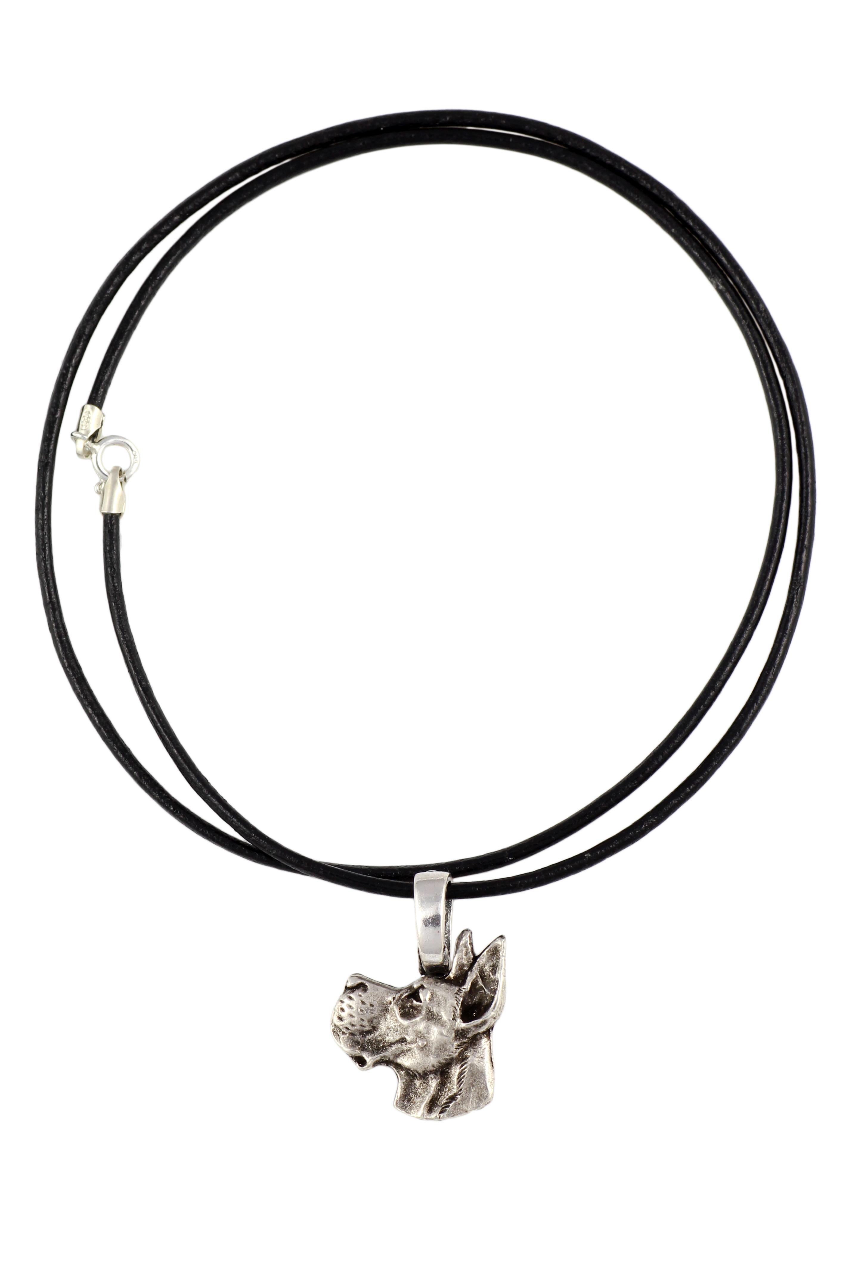 

Great Dane I - Dog necklace, silver-plated pendant for the dog lover, subtle jewellery by Art-Dog срібний