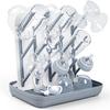 Baby Bottle Drying Rack Vertical Bottle Dryer Rack Holder Organizer Space Saving Standing Drying Racks for Baby Bottles and Cup