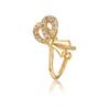 Lucky Bag Gourd Pendant Clip for DIY Amber Jade Silver Accessories