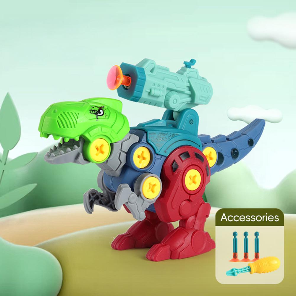 Screwing Dinosaurs Baby Toys for 3 Years Old Assembly Nuts Model Sets Safe Blocks Early Educational Toddler for Kids