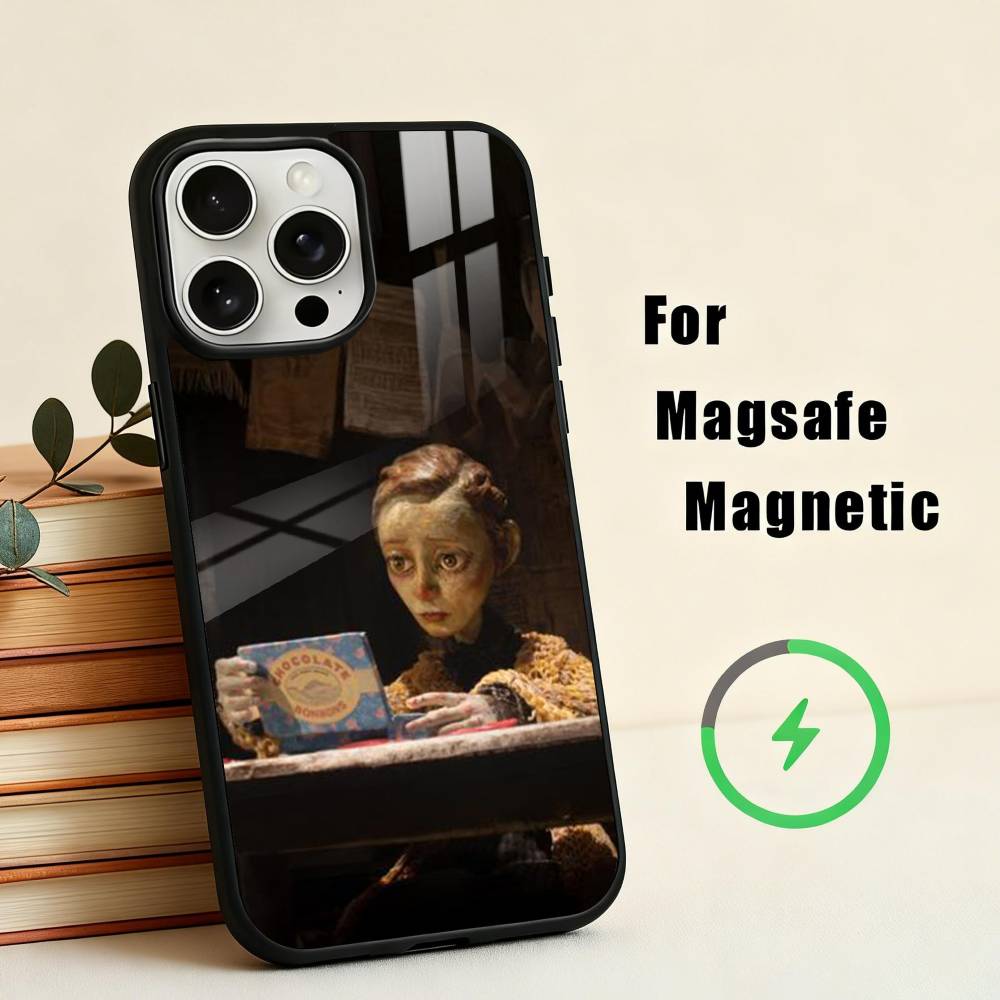 T-The Girl Who Cried Pearls Phone Case For iPhone17,16,15,14,13,12,11 Plus,Pro Max Magnetic For Magsafe Wireless Charging