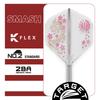 Target Japan Smash Clear Integrated Flights and 2 Intermediate Junya Dragon Flower Pack of 3 Accessories K-Flex Shafts, No. (Standard) – (26mm)