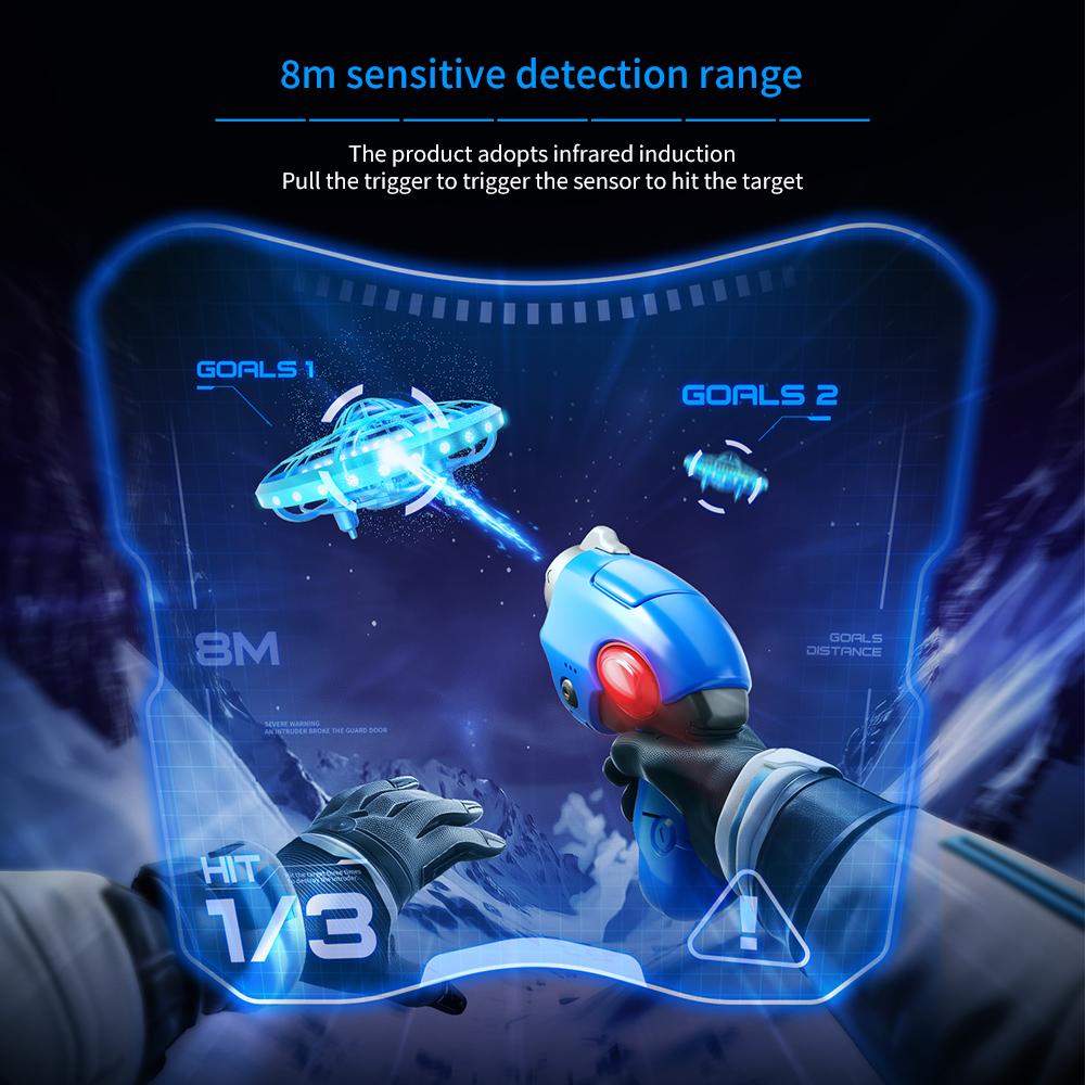 XS4 Multicolor Infrared Sensing Flying Saucer Drone Mini Induction Flying Toy For Kids Birthday Remote Control UFO Flying Toys