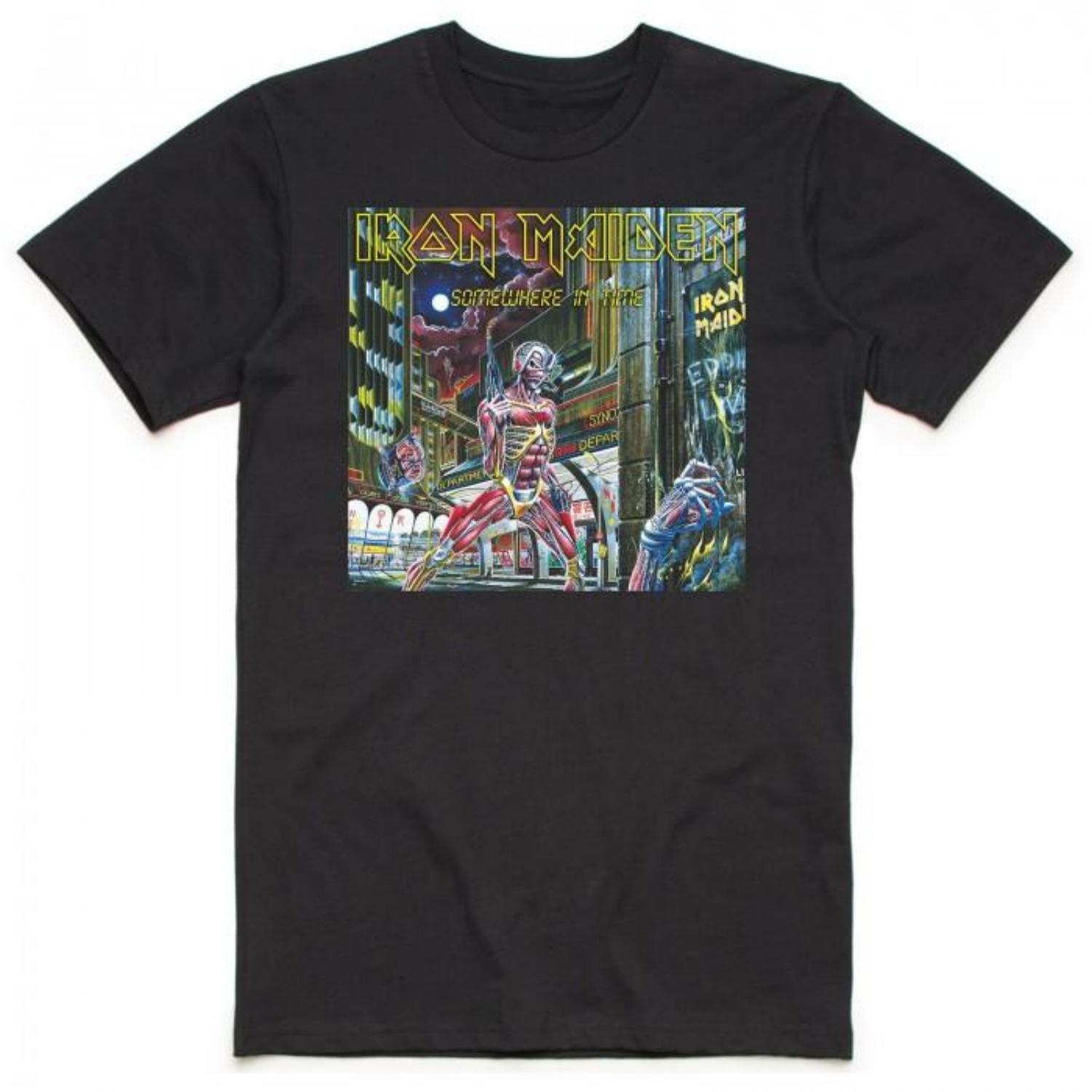 Iron Maiden Unisex Adult Somewhere In Time Box T-Shirt S
