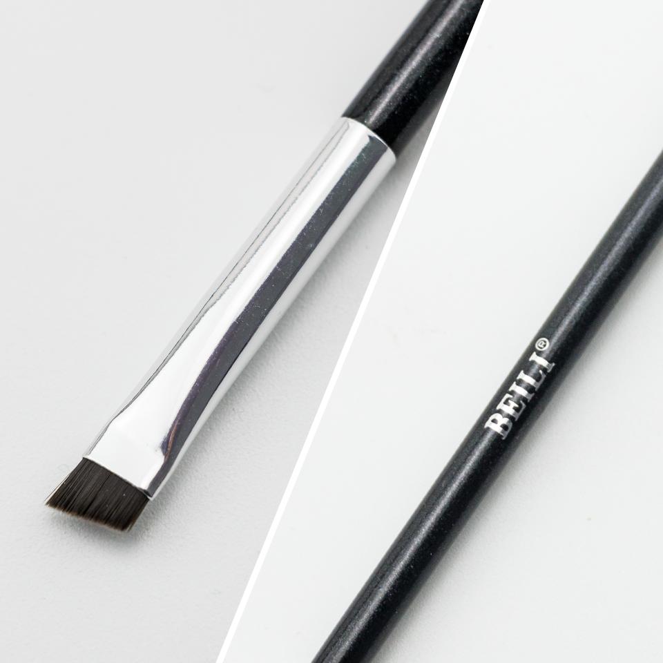 BEILI Ultra Thin Eyebrow Makeup Brush Set For Professional Eyeliner Eyelash Concealer Detail Brushes Make up Beauty Product