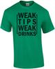 Schwache Tipps Schwache Drinks - Lustiges Barkeeper / Barkeeper T-Shirt