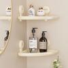 Double-Layer Suction Cup Corner Shelf