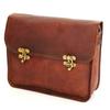 Women's Messenger Crossbody Goat Leather Vintage Handcrafted Satchel Brown Bag